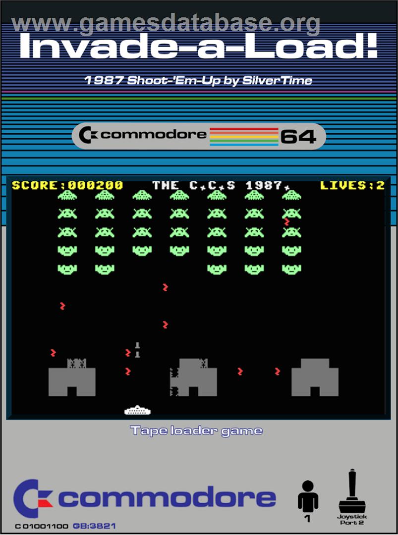 Invade-a-load! - Commodore 64 - Artwork - Box