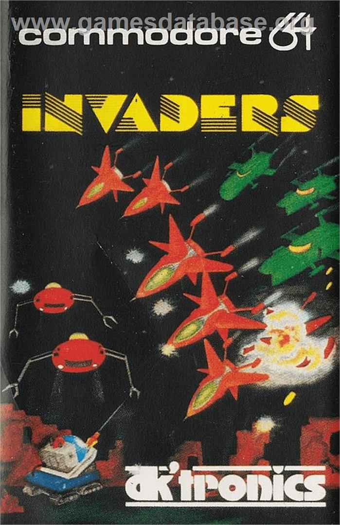 Invaders (Homecomputer) - Commodore 64 - Artwork - Box