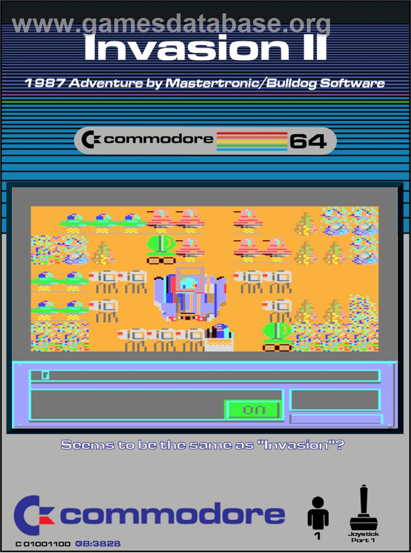 Invasion 2 - Commodore 64 - Artwork - Box