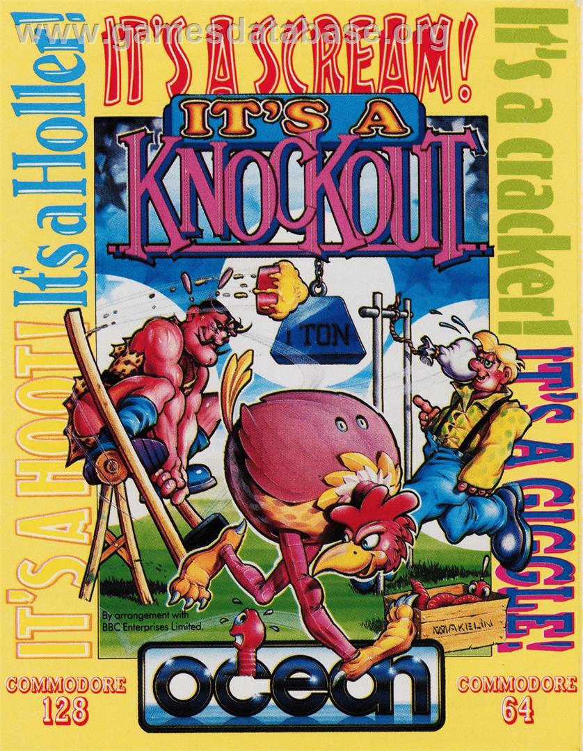It's A Knockout - Commodore 64 - Artwork - Box
