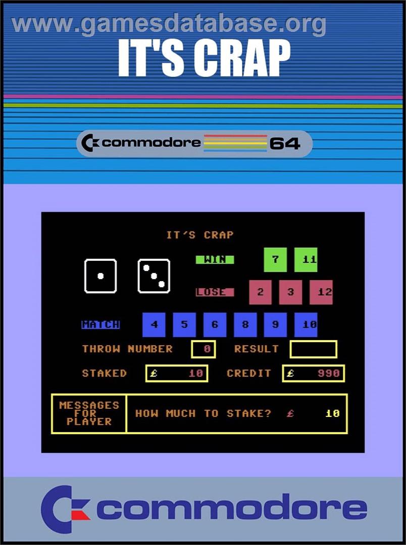 It's Crap - Commodore 64 - Artwork - Box