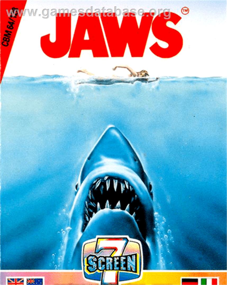 Jaws: The Computer Game - Commodore 64 - Artwork - Box