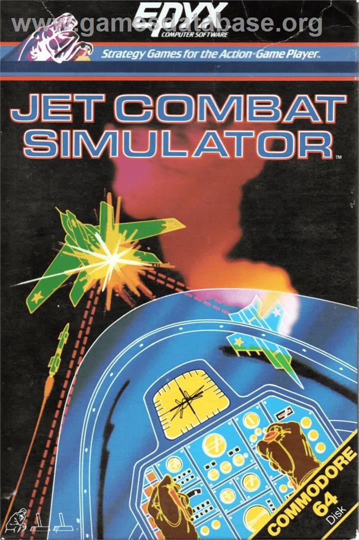 Jet Combat Simulator - Commodore 64 - Artwork - Box