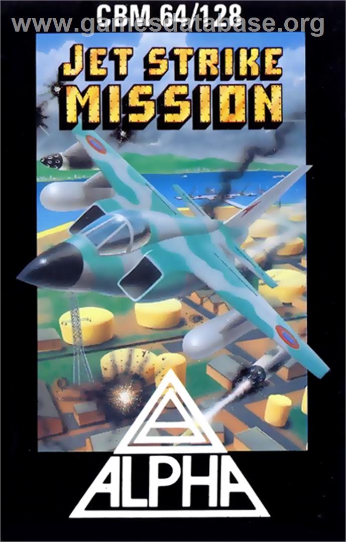 Jet Strike Mission - Commodore 64 - Artwork - Box