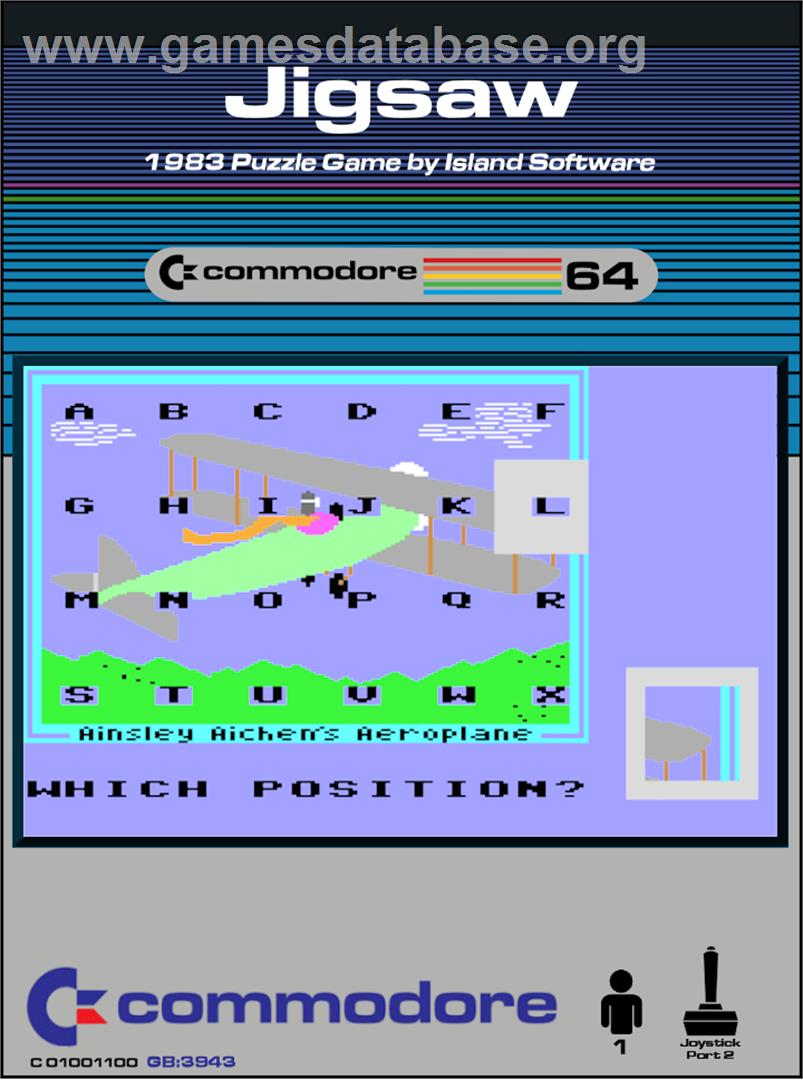 Jigsaw - Commodore 64 - Artwork - Box