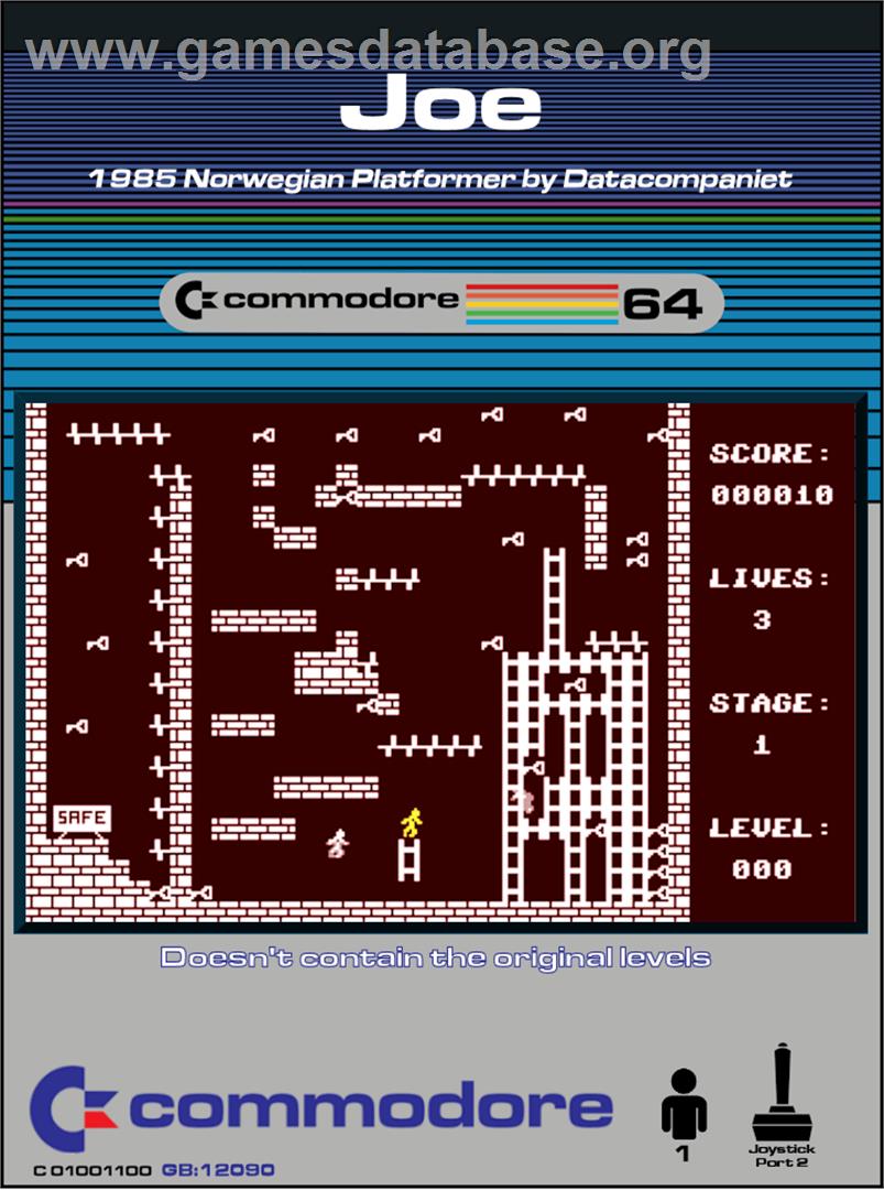 Joe (1985) - Commodore 64 - Artwork - Box