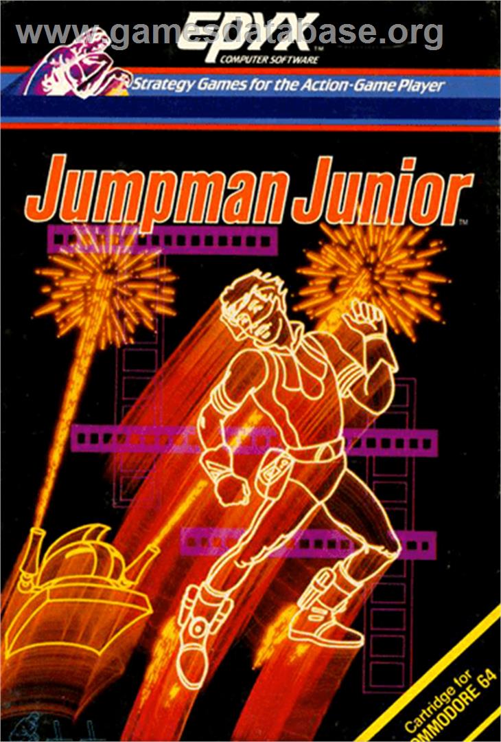 Jumpman Junior - Commodore 64 - Artwork - Box