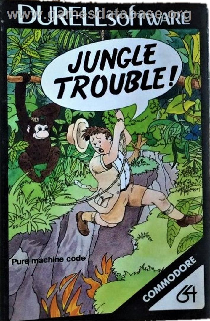 Jungle Trouble - Commodore 64 - Artwork - Box