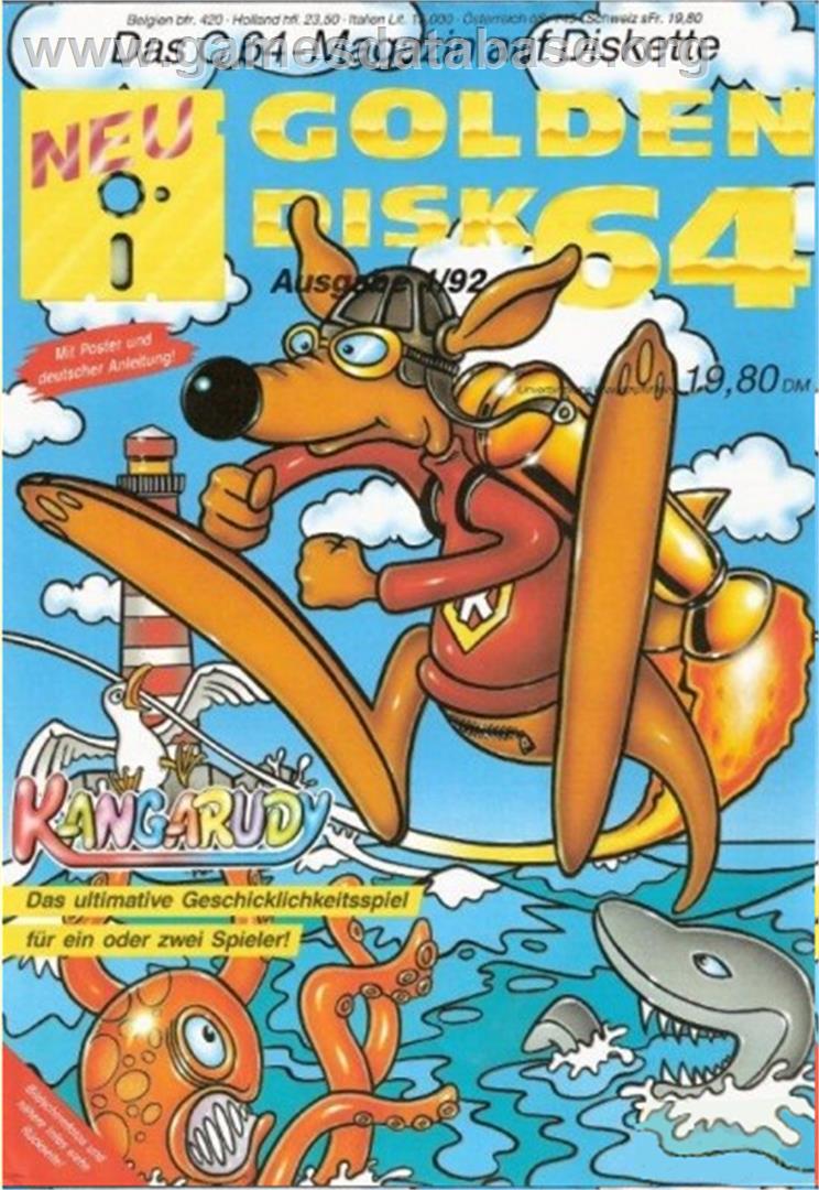 Kangarudy - Commodore 64 - Artwork - Box
