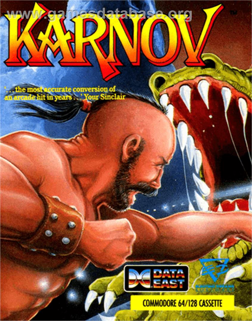 Karnov - Commodore 64 - Artwork - Box