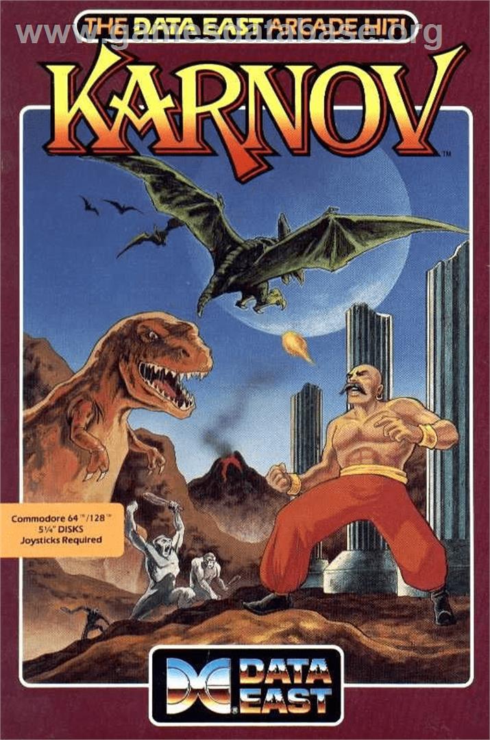 Karnov - Commodore 64 - Artwork - Box