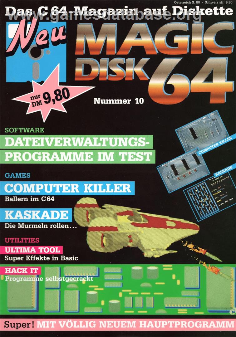 Kaskade - Commodore 64 - Artwork - Box