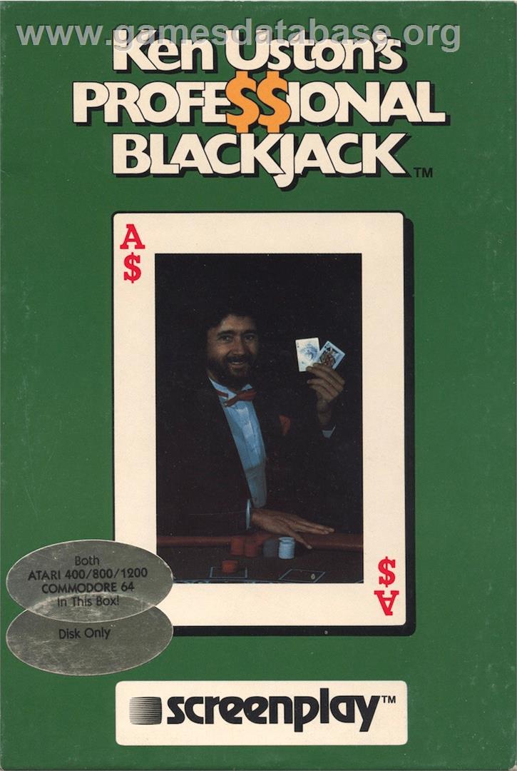 Ken Uston's Professional Blackjack - Commodore 64 - Artwork - Box