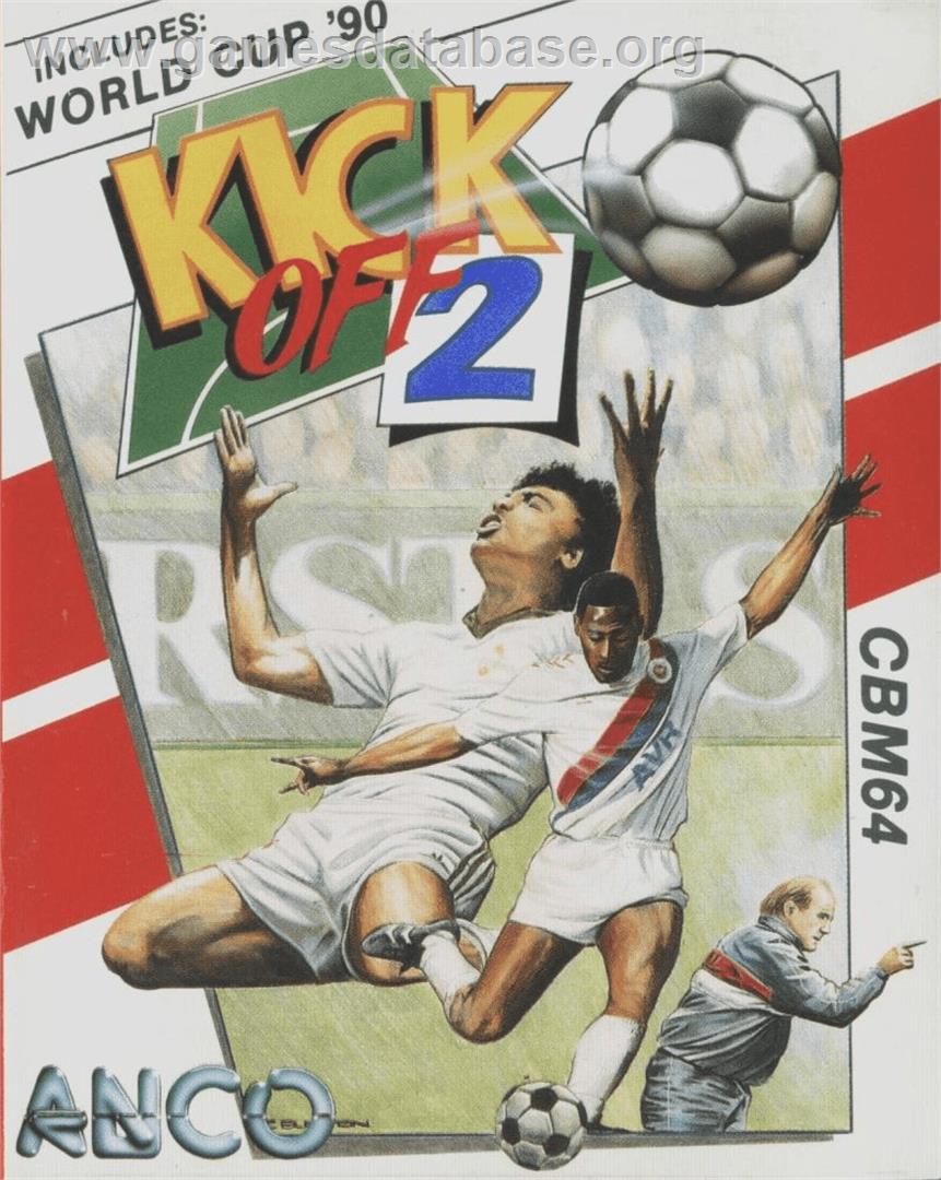 Kick Off 2 - Commodore 64 - Artwork - Box