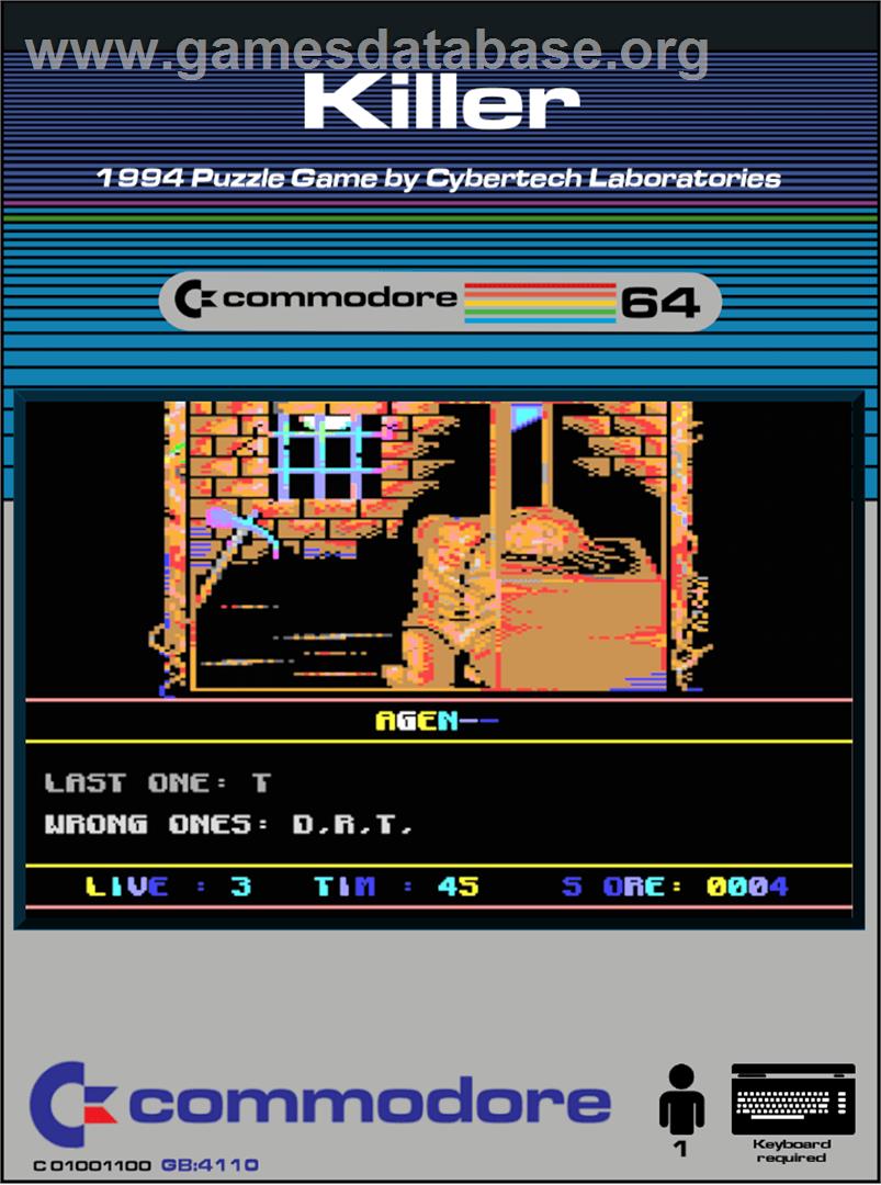 Killer (BIW) - Commodore 64 - Artwork - Box