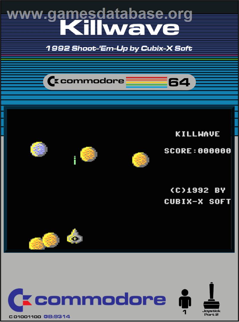 Killwave - Commodore 64 - Artwork - Box