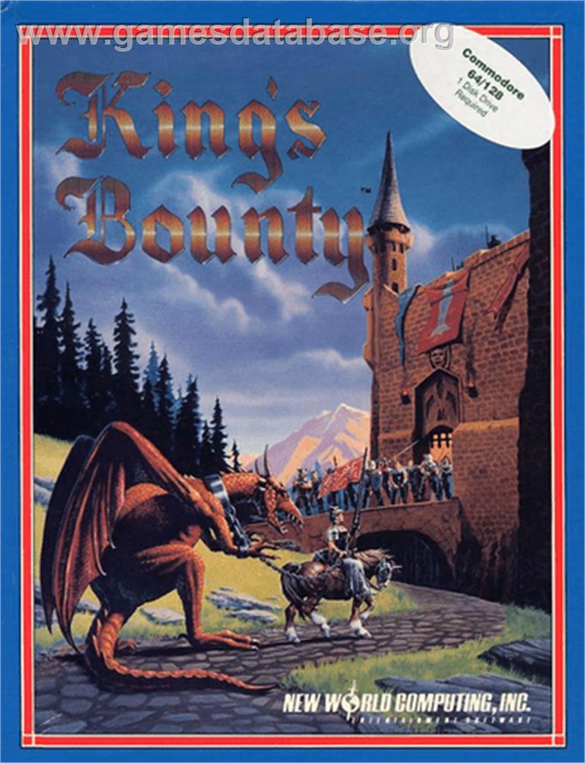 King's Bounty - Commodore 64 - Artwork - Box