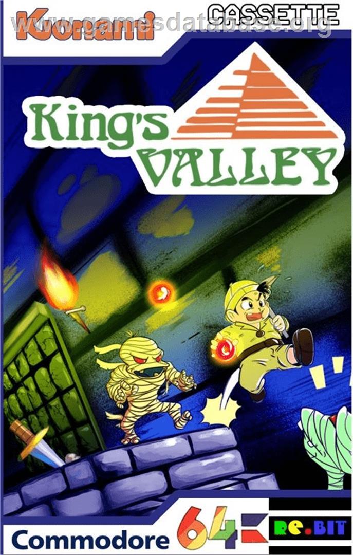 King's Valley - Commodore 64 - Artwork - Box