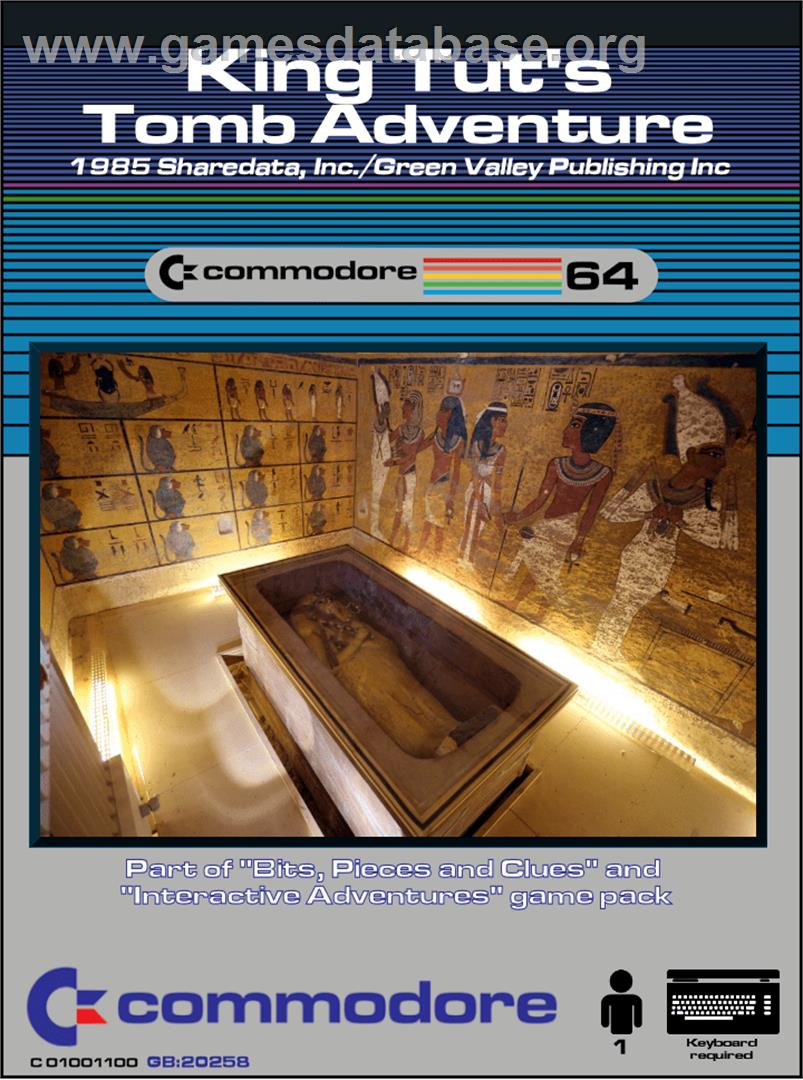King Tut's Tomb Adventure - Commodore 64 - Artwork - Box