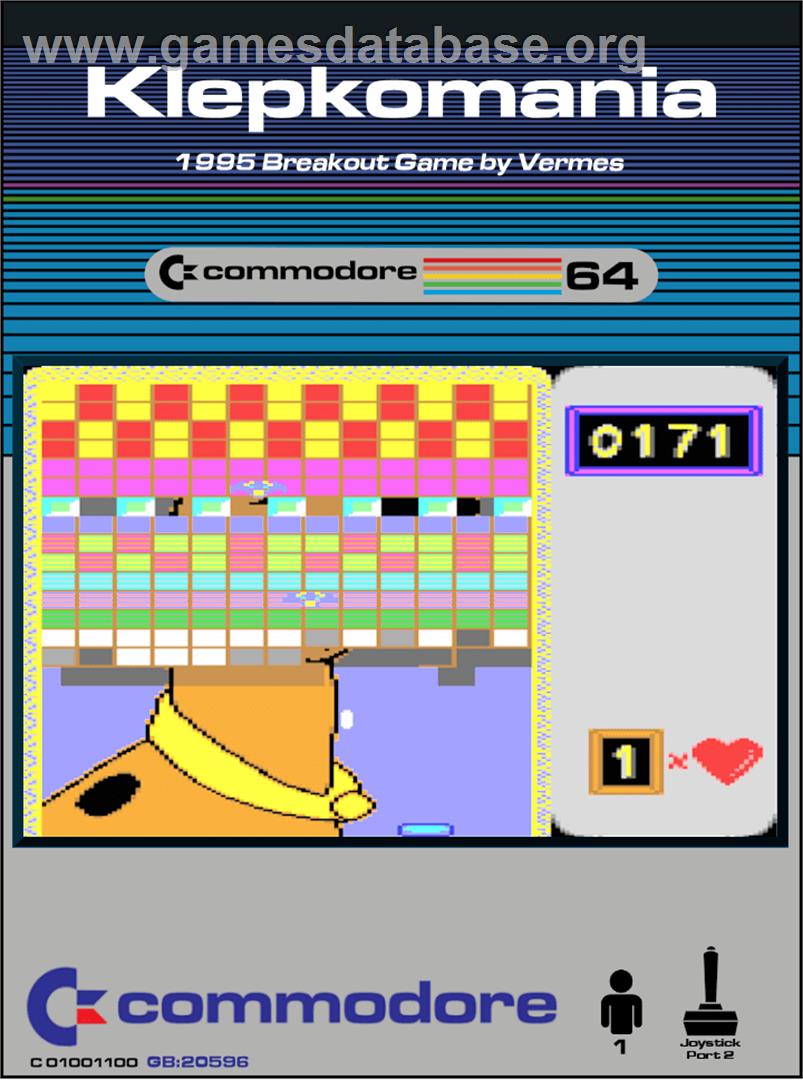 Klepkomania - Commodore 64 - Artwork - Box