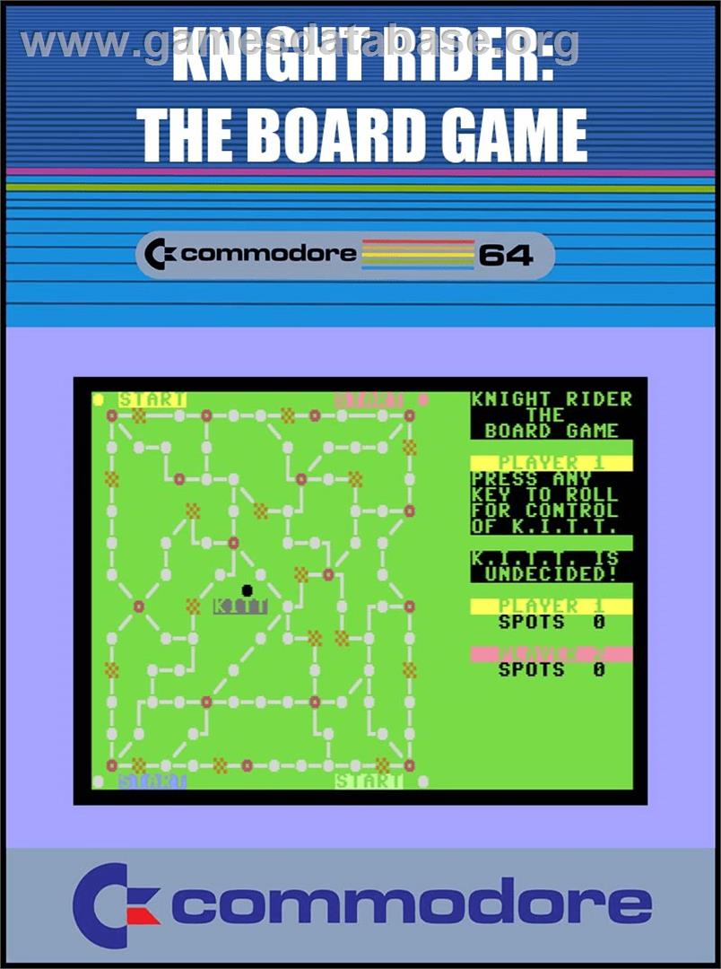 Knight Rider - The Board Game (2009) - Commodore 64 - Artwork - Box