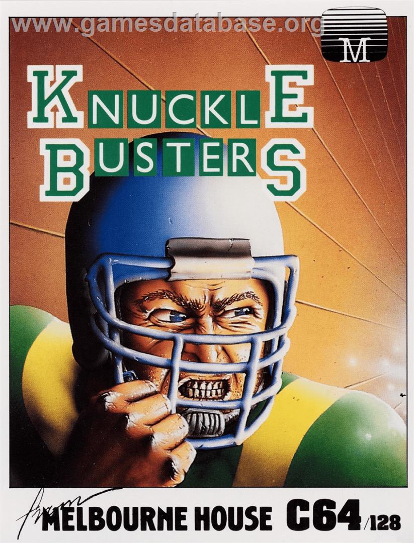 Knuckle Busters - Commodore 64 - Artwork - Box