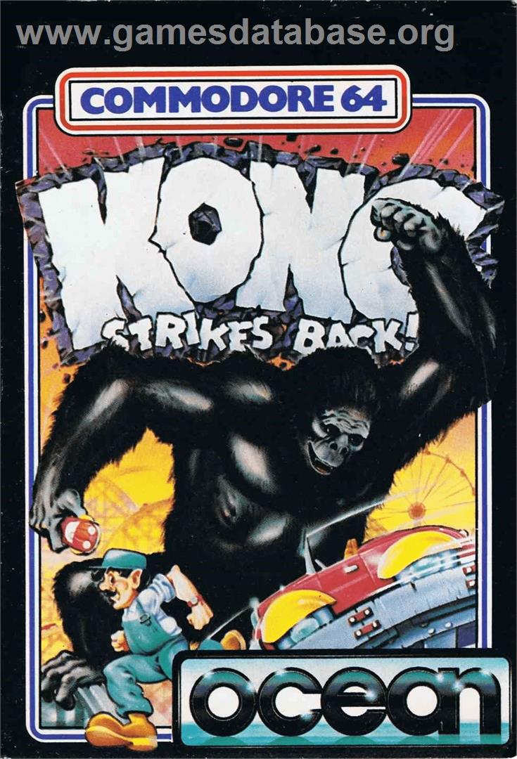 Kong Strikes Back - Commodore 64 - Artwork - Box