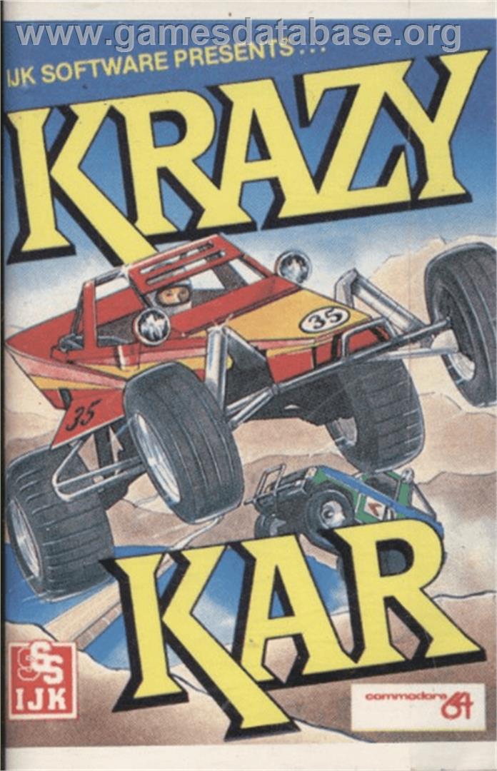 Krazy Kar - Commodore 64 - Artwork - Box
