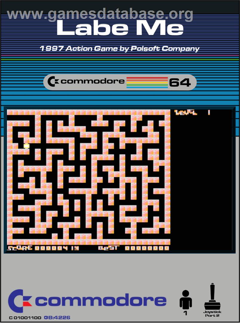 Labe Me - Commodore 64 - Artwork - Box