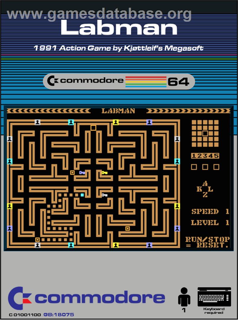 Labman - Commodore 64 - Artwork - Box