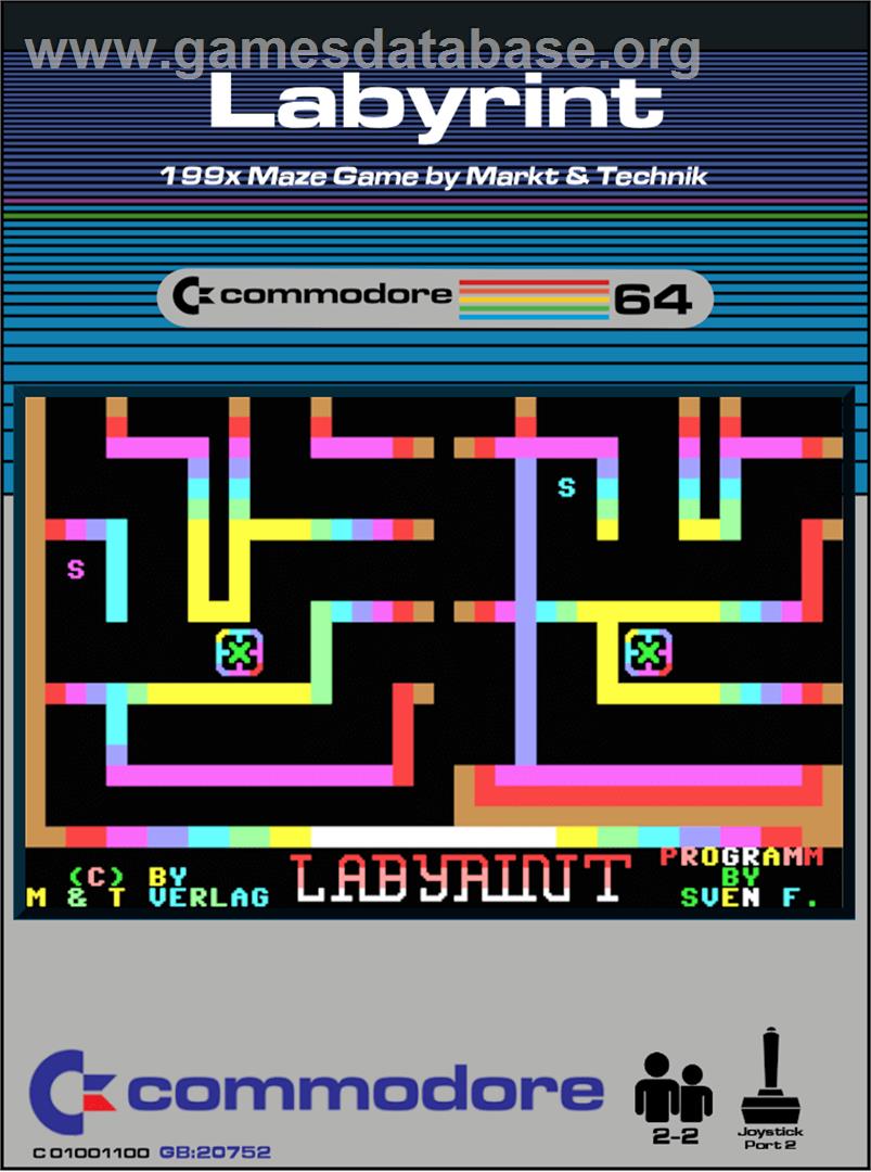 Labyrint - Commodore 64 - Artwork - Box