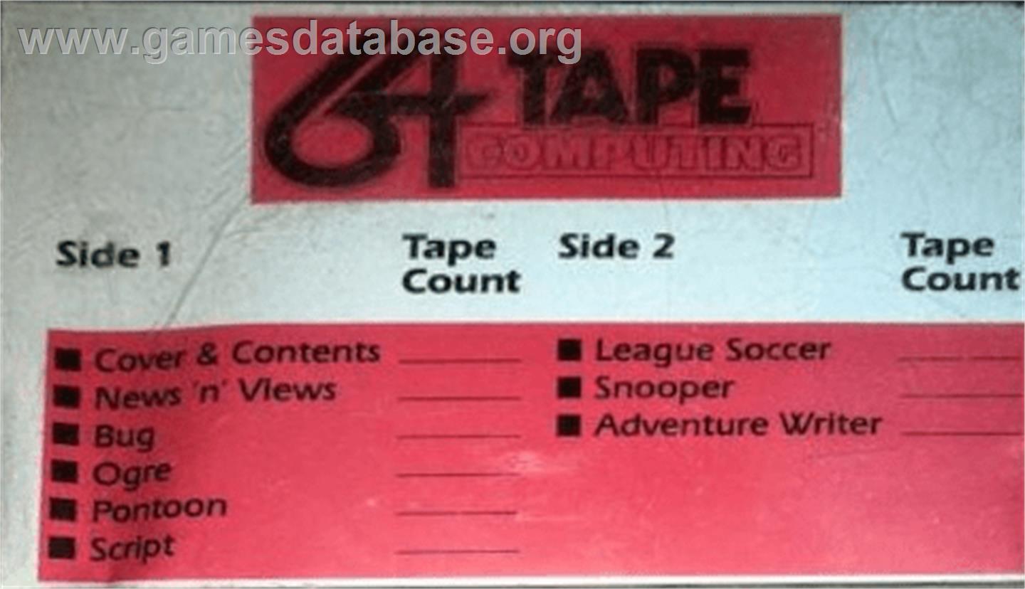 League Soccer (ACS) - Commodore 64 - Artwork - Box