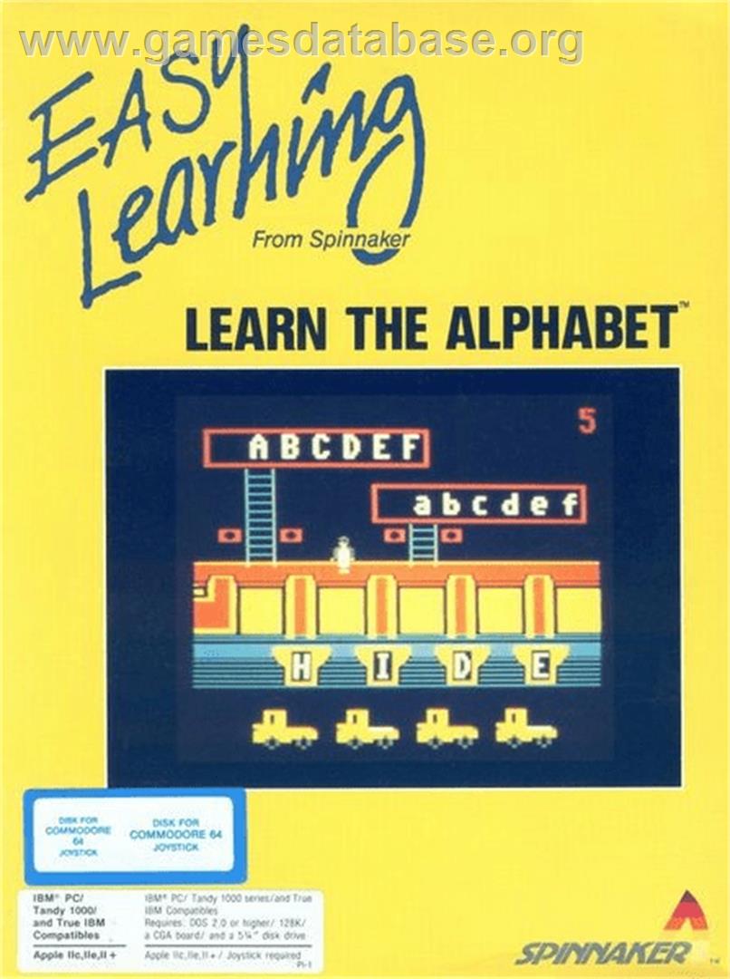 Learn The Alphabet - Commodore 64 - Artwork - Box