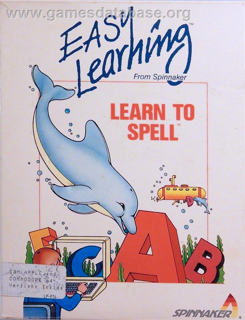 Learn To Spell - Commodore 64 - Artwork - Box