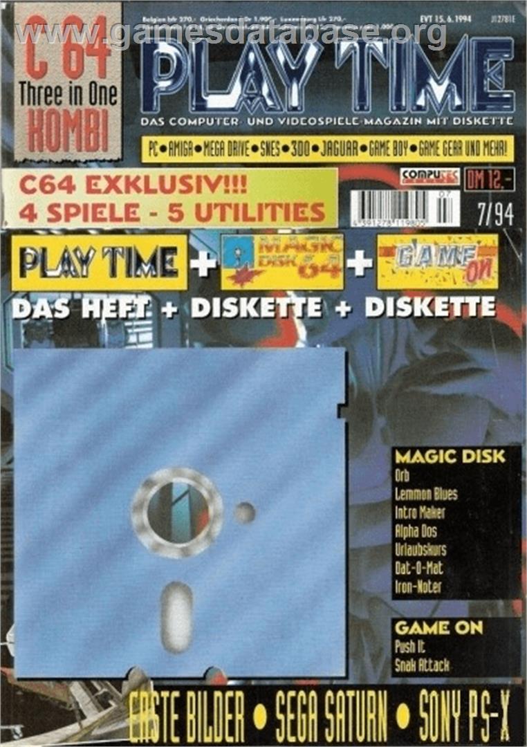 Lemon Blues - Commodore 64 - Artwork - Box