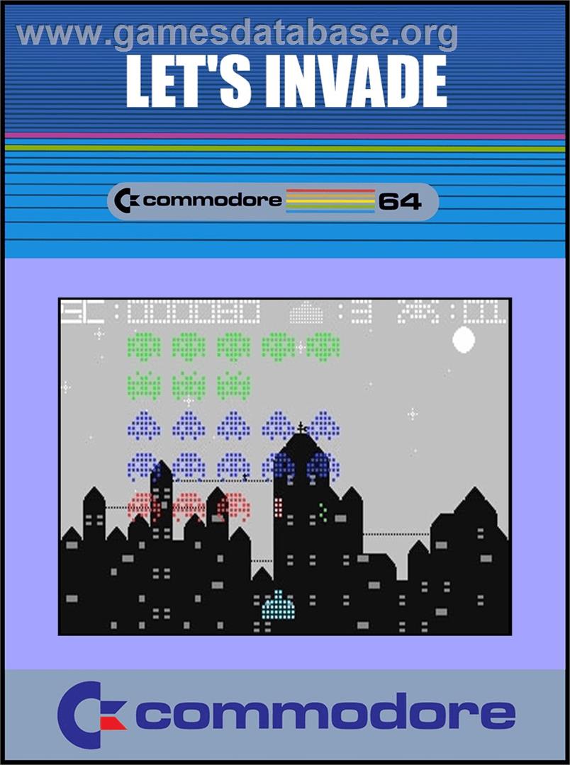 Let's Invade! - Commodore 64 - Artwork - Box