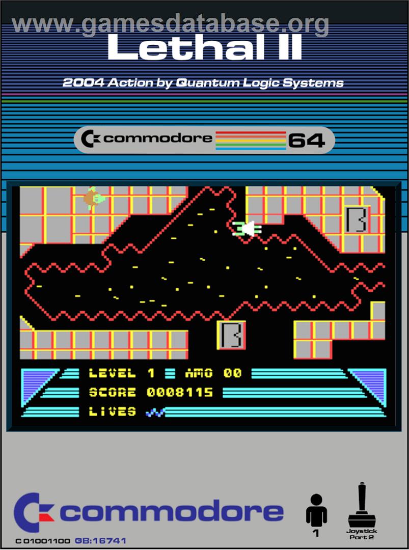 Lethal 2 - Commodore 64 - Artwork - Box