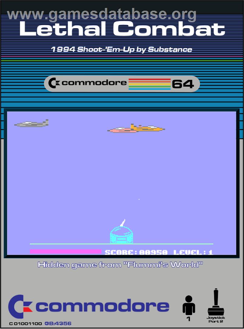 Lethal Combat - Commodore 64 - Artwork - Box