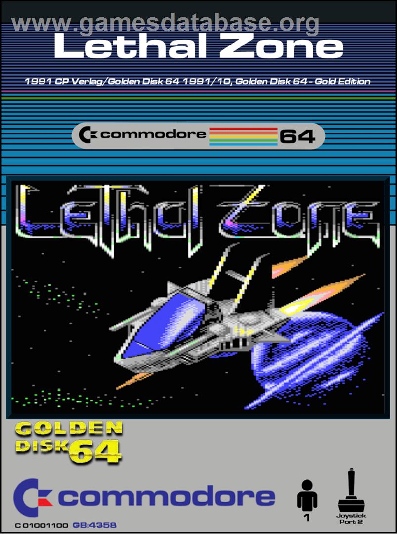 Lethal Zone - Commodore 64 - Artwork - Box