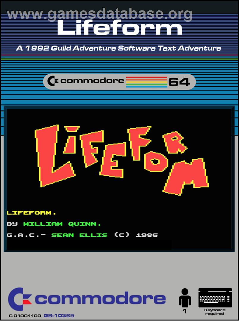 Lifeform - Commodore 64 - Artwork - Box