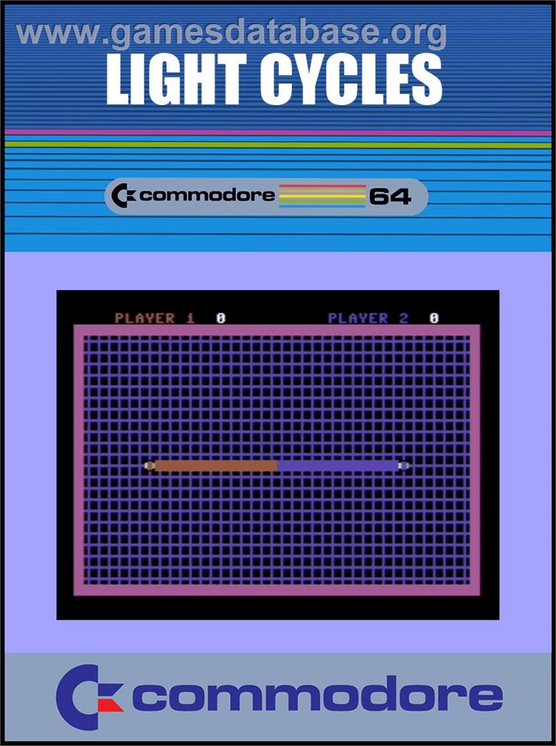 Light Cycles V3.2b - Commodore 64 - Artwork - Box