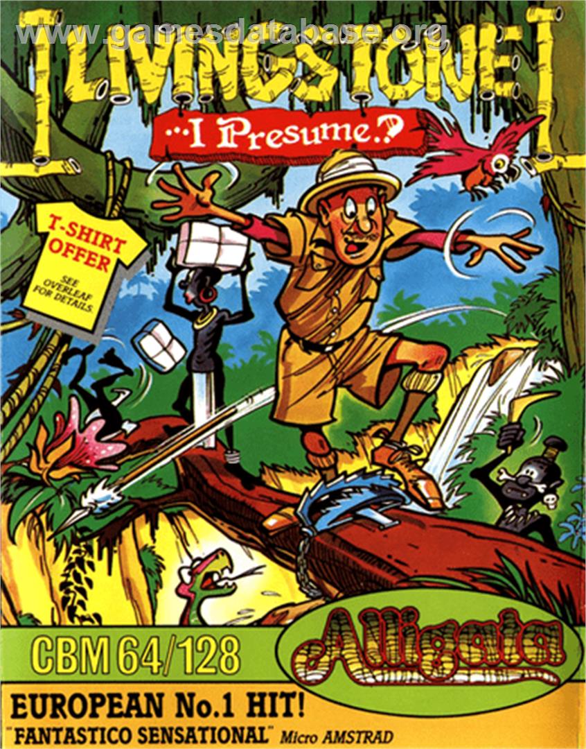 Livingstone, I Presume? - Commodore 64 - Artwork - Box
