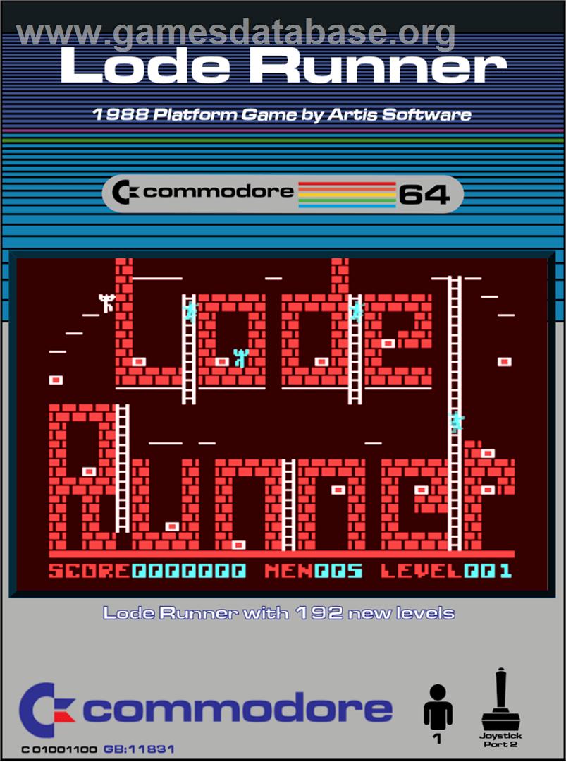 Lode Runner - Commodore 64 - Artwork - Box