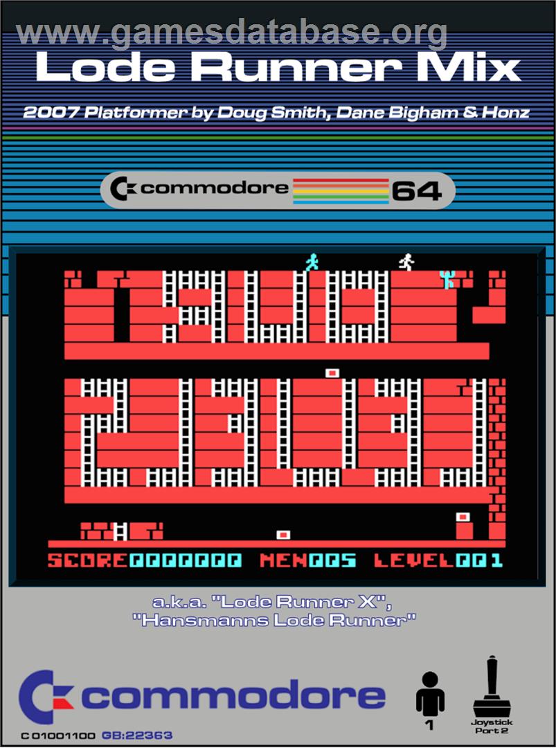 Lode Runner Mix - Commodore 64 - Artwork - Box