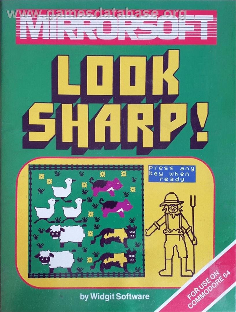 Look Sharp! - Commodore 64 - Artwork - Box