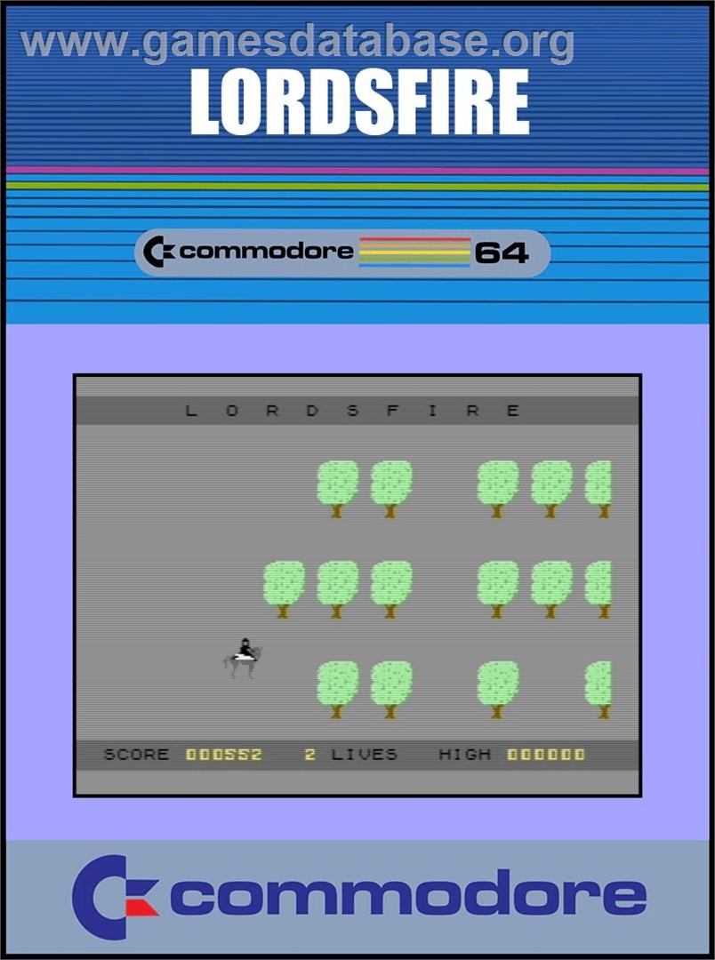 Lordsfire - Commodore 64 - Artwork - Box