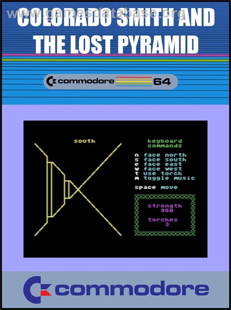 Lost Pyramid - Commodore 64 - Artwork - Box