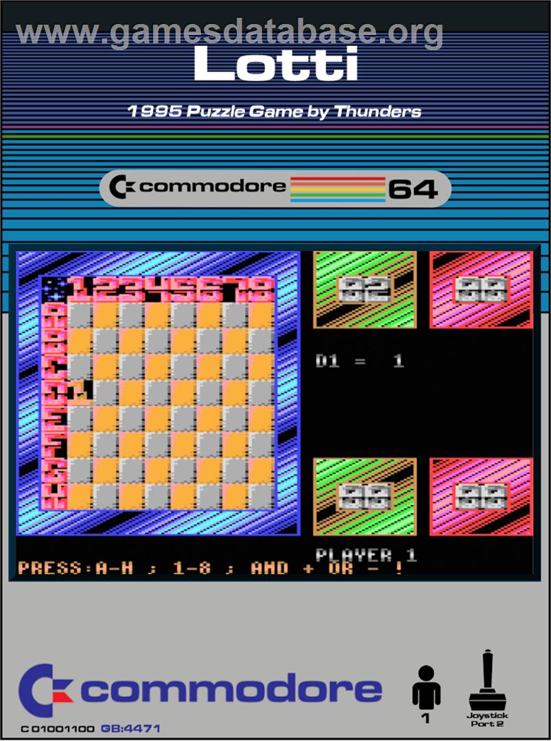Lotti - Commodore 64 - Artwork - Box