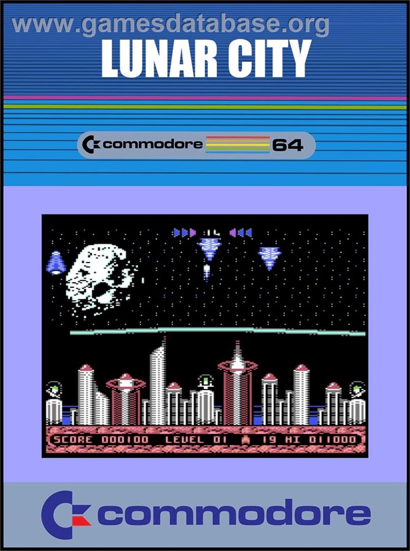 Lunar City - Commodore 64 - Artwork - Box