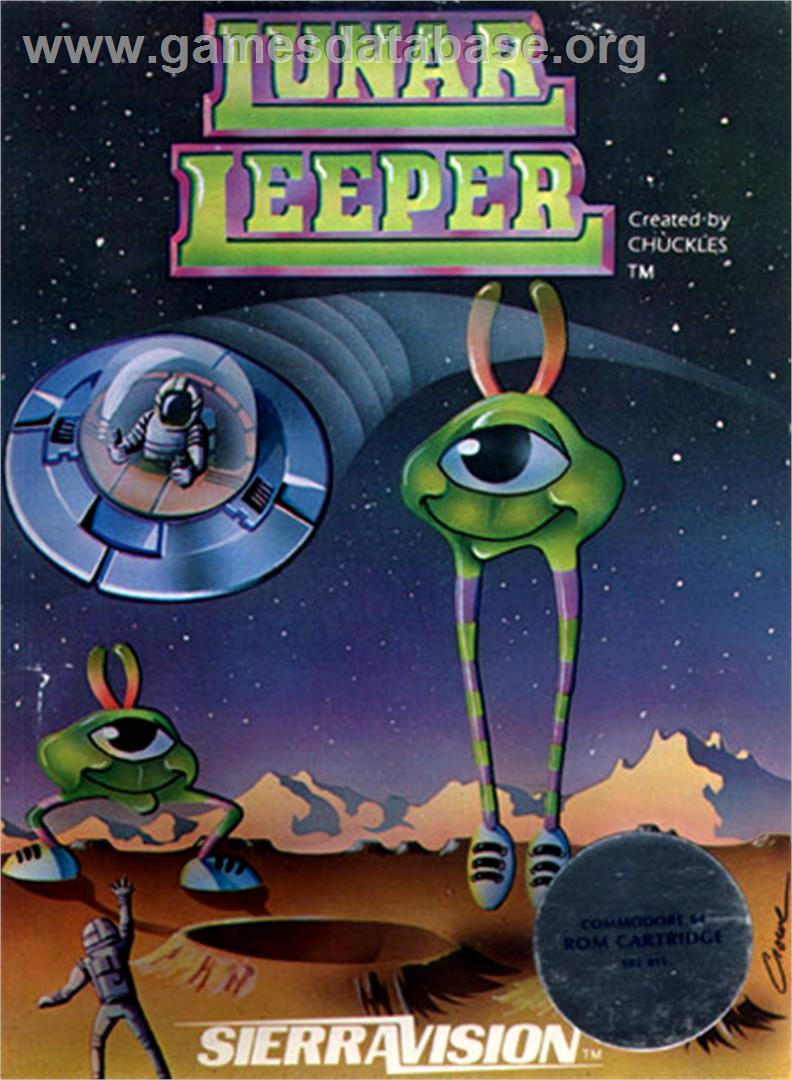 Lunar Leeper - Commodore 64 - Artwork - Box